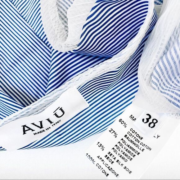 Blue Floral Embroidered Blouse - Picture 6 of 8